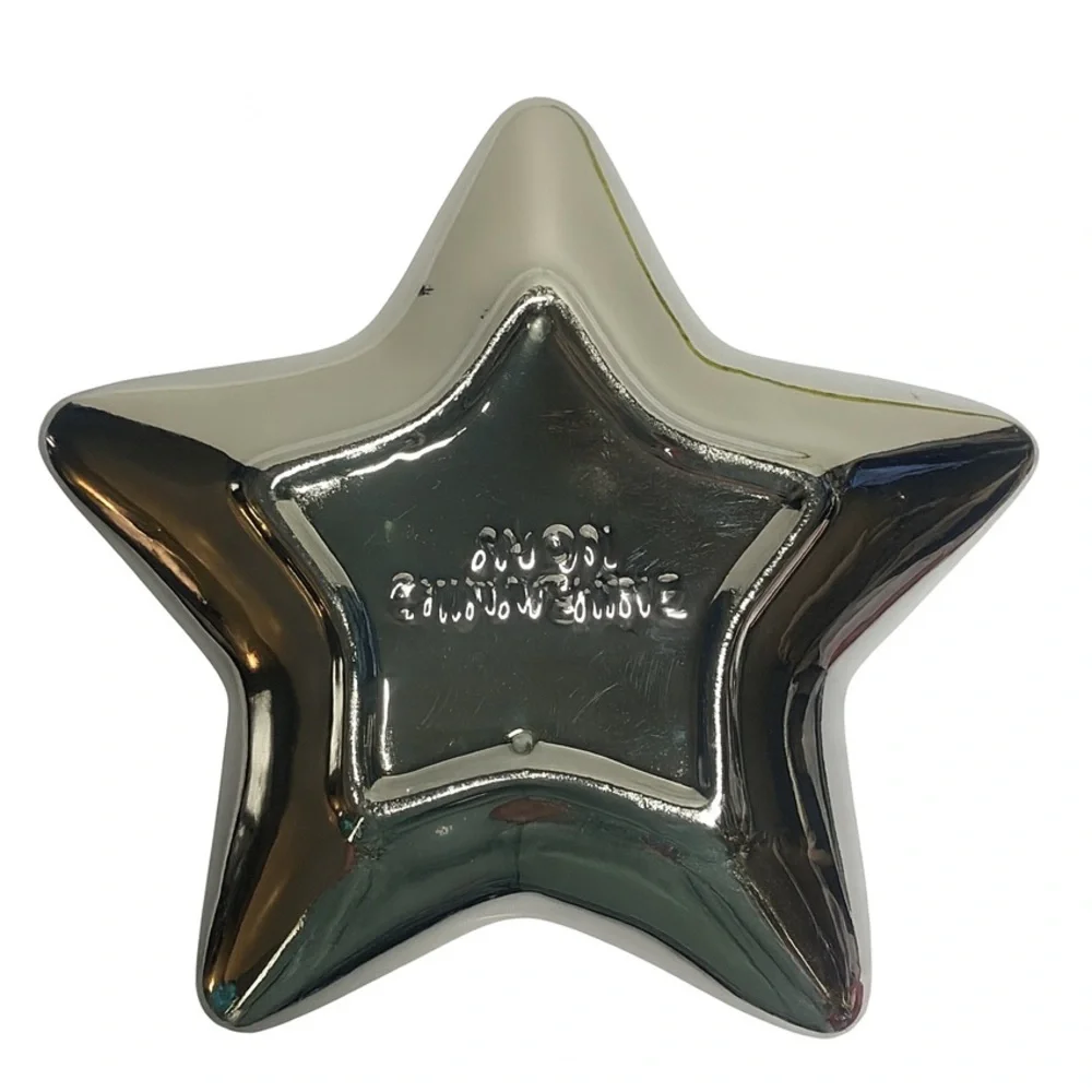 Avon Silver Star Candle Holder | Holiday Decor Vintage 2001 | Original Packaging